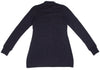 45RPM JAPAN. Navy Wool Long Sleeve Knit Shirt