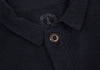 45RPM JAPAN. Navy Wool Long Sleeve Knit Shirt