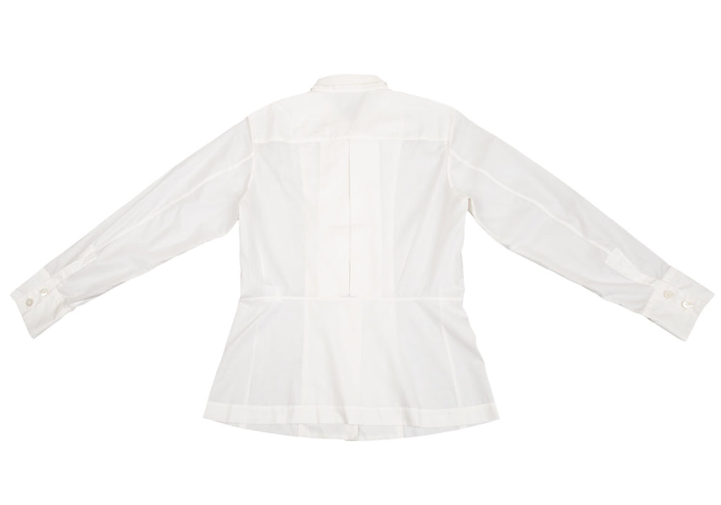 ISSEY MIYAKE Japan. PERMANENTE. White Long Sleeve Shirt