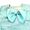 Christian Dior Paris. Light Blue Cotton, Acetate, Rayon, Polyester Cupro Dress
