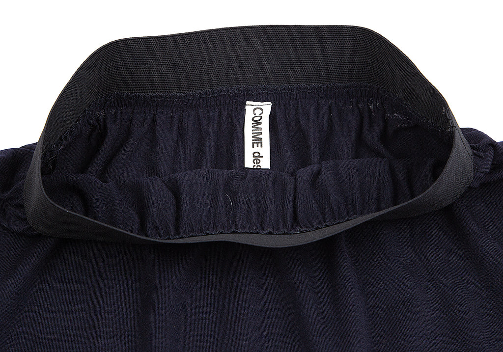 COMME des GARCONS JAPAN. Navy Knit Skirt