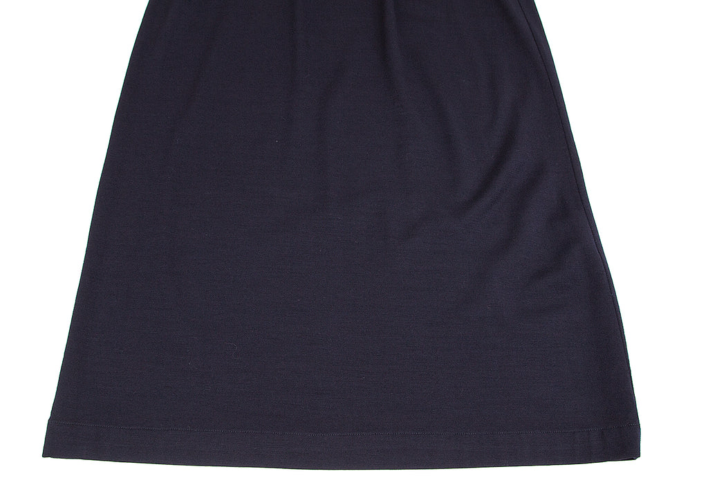 COMME des GARCONS JAPAN. Navy Knit Skirt