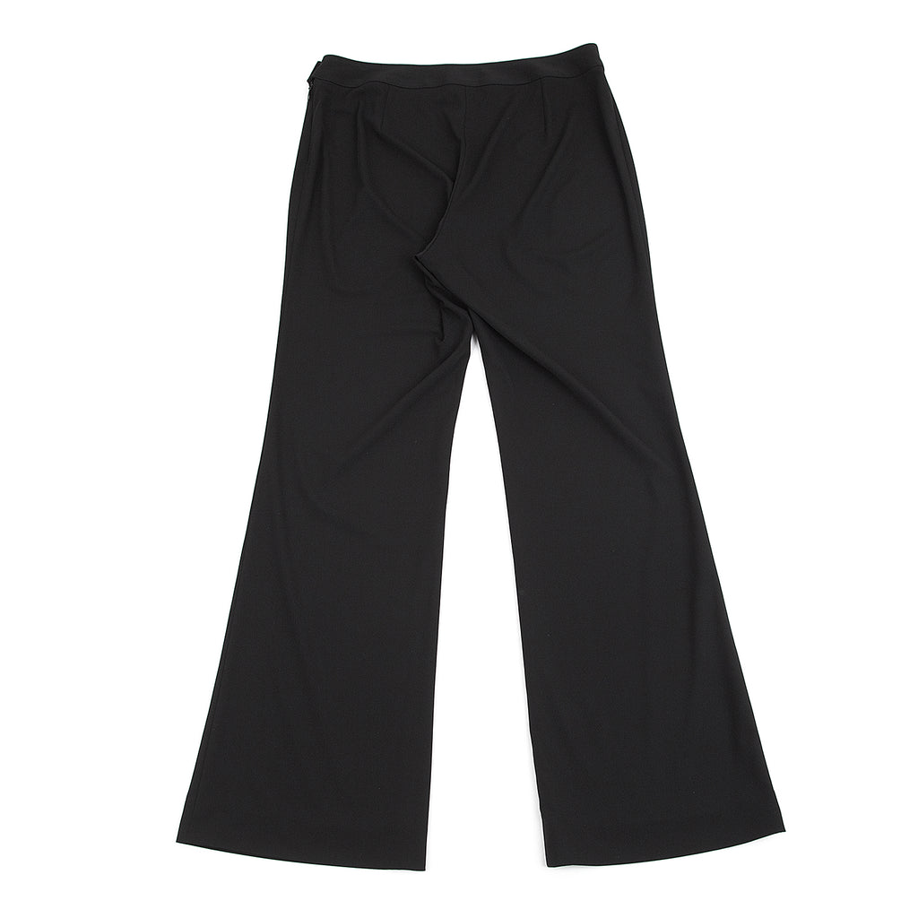 ISSEY MIYAKE JAPAN. WHITE LABEL. Black Stretched Wide Pants