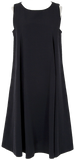 Jean-Paul GAULTIER Paris. FEMME. Black Sleeveless Flare Dress