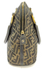 Fendi Italy. Vintage Zucca Logo Brown Canvas Shoulderbag / Handbag