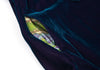 LIMI feu JAPAN. NEW W/TAGS Navy Velour Kaleidoscope Print Switching Dress