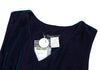 LIMI feu JAPAN. NEW W/TAGS Navy Velour Kaleidoscope Print Switching Dress
