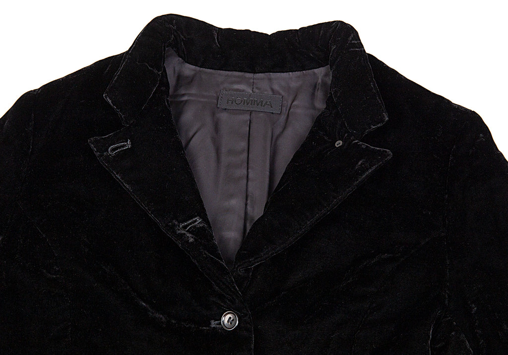 HOMMA Japan. Black Velvet Design Jacket