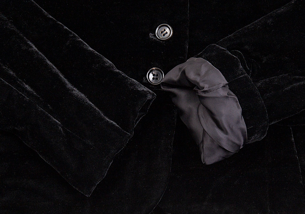 HOMMA Japan. Black Velvet Design Jacket