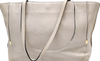 CHLOE PARIS. Beige Leather Zipper Tote / Shoulder Bag