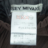 Issey Miyake Japan. Brown Faux Suede Pleats Pants