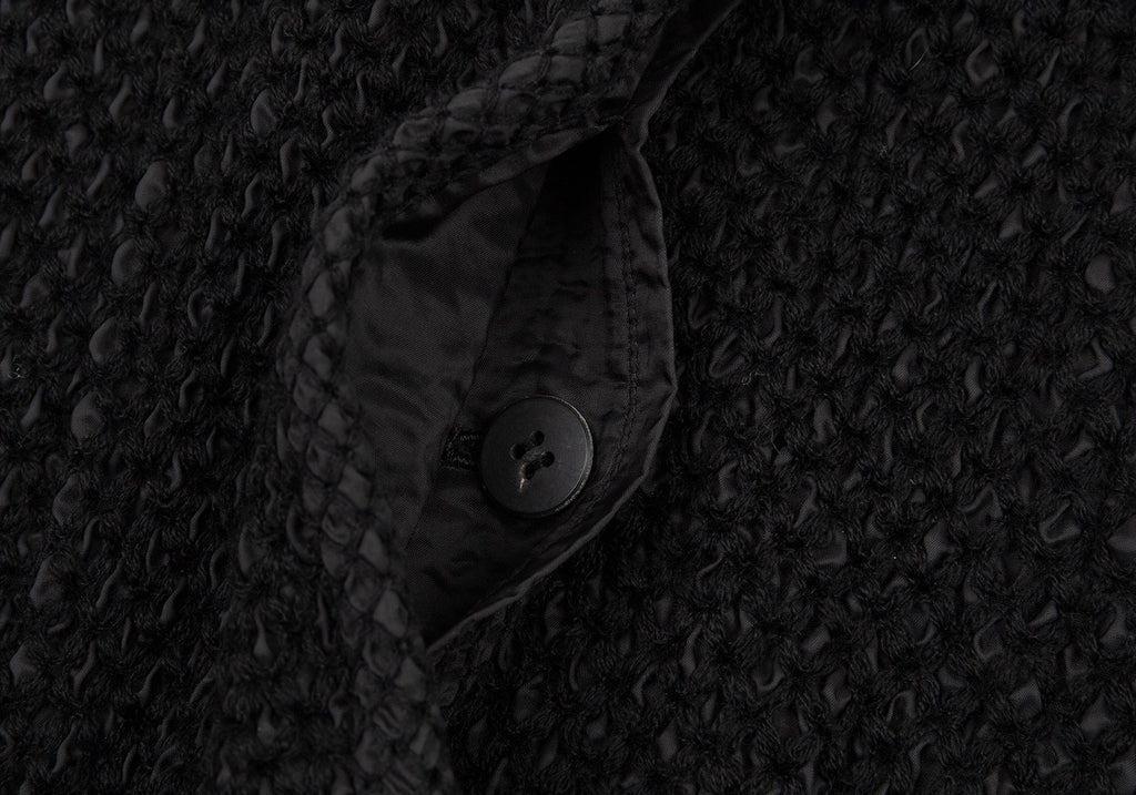 Issey Miyake Japan. Black HaaT Design Knit Jacket