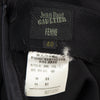 Jean-Paul GAULTIER PARIS. FEMME Cut Pocket Design Black Wide Pants
