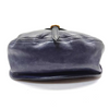 Miu Miu Italy Navy Blue Lambskin Leather Shoulderbag/Crossbody Bag