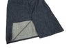 Issey Miyake Japan. Zucca Embroidery Switched Indigo Denim Skirt