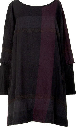 Yohji Yamamoto Japan. Y's Black Silk Blend Polka Dot Long Sleeve Shirt