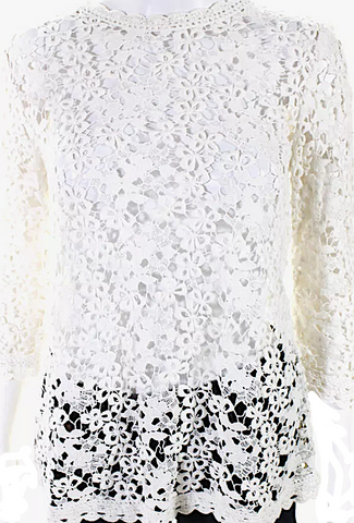 Etoile Isabel Marant Paris. Black Cotton Floral Print Tiered Maxi Skirt