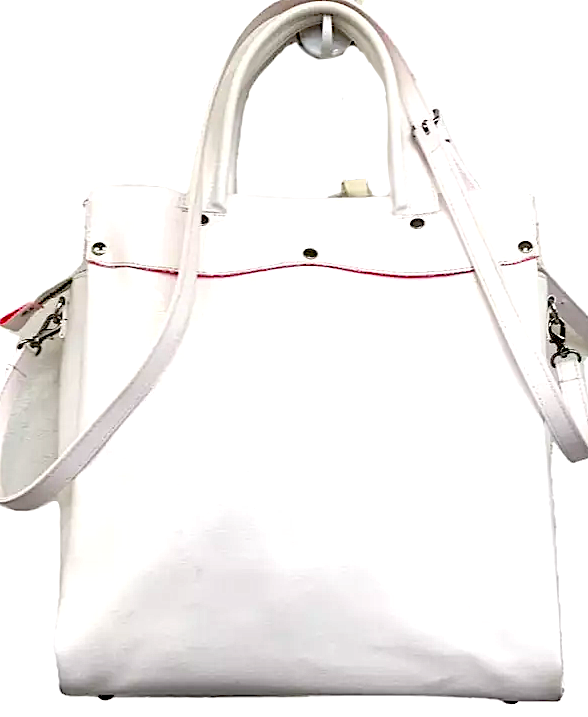 Cdg Tricot Bag COMME Des GARCONS White PVC 2way Shoulder Tote Bag