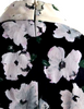 Proenza Schouler NY. Zip Up Crew Neck Viscose White Black Floral Sheath Dress