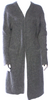 Acne Studios Sweden. Grey Mohair/Wool Open Front Long Cardigan Style Sweater