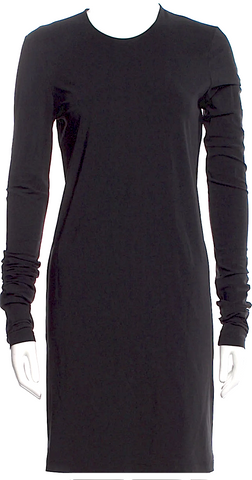 Celine Paris. Phoebe Philo Designed Black Viscose/Acetate Blend Mini Dress