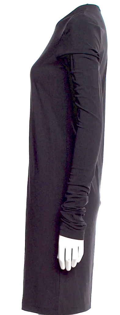 Acne Studios Sweden. Black Nylon Mini Dress