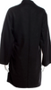 Acne Studios Stockholm Black Woo Cashmere Blendl Faux Fur Coat