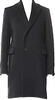ACNE STUDIOS STOCKHOLM. Midnite Navy Long Wool Peacoat