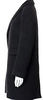 ACNE STUDIOS STOCKHOLM. Midnite Navy Long Wool Peacoat