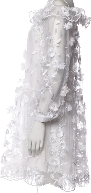 Alberta Ferretti  Italy. Floral Print Mini Dress