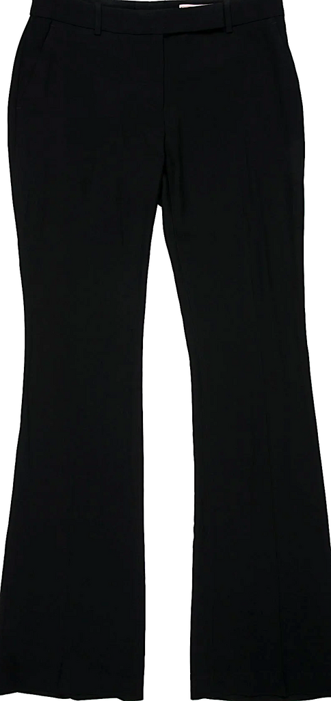 Alexander McQueen UK. Black Viscose Wide Leg Pants