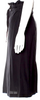 Ann Demeulemeester Belgium. Black Viscose/Wool Blend Midi Length Skirt