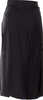 Ann Demeulemeester Belgium. Black Viscose/Wool Blend Midi Length Skirt