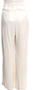 Ann Demeulemeester Belgium. Light Pink/White Viscose/Rayon Wide Leg Pants