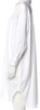 Ann Demeulemeester Belgium. White Cotton Knee-Length Dress