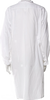 Ann Demeulemeester Belgiium. White Cotton Shirt Dress