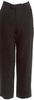 Ann Demeulemeester Belgium. NEW W/TAGS. Black Viscose/Virgin Wool Straight Leg Pants
