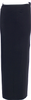 Ann Demeulemeester Belgium. Black Rayon/Spandex Midi Length Skirt
