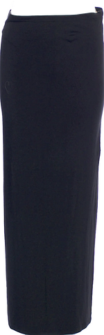 Ann Demeulemeester Belgium. Black Cowl Neck Open Front Cardigan Sweater Top