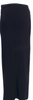 Ann Demeulemeester Belgium. Black Rayon/Spandex Midi Length Skirt