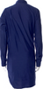 Ann Demeulemeester Belgium. Blue Silk/Cotton Blend Long Sleeve Tunic
