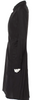 Ann Demeulemeester Belgium. Black Rayon Vintage 2010's Trench Coat