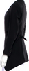 Ann Demeulemeester Belgium. Vintage 2000's Black Virgin Wool Blazer