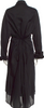 Ann Demeulemeester Belgium. Black Cotton Midi Length Dress