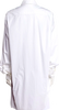 Ann Demeulemeester Belgium. White Cotton Long Sleeve Button-Up Top