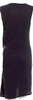 Ann Demeulemeester Belgium. Vintage Black Cotton Knee-Length Dress