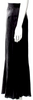 Ann Demeulemeester Belgium. Black Silk/Spandex 2010's Collection Vintage Midi Length Skirt