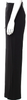 Ann Demeulemeester Belgium. Black Rayon Wide Leg Pants
