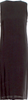 Ann Demeulemeester Belgium. Black Viscose Bateau Neckline Midi Length Dress
