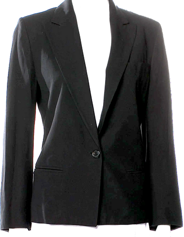 Marni Italy.  Grey Wool Blend Tweed Pattern Evening Jacket